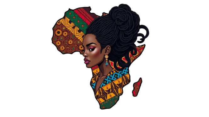 African woman illustration