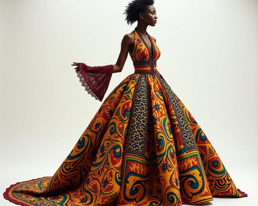 Maxi Ankara Dress